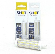 SHOT BOT LIGHTING LED Lineare R7S DIMMERABILE 15w 2000lm Luce Calda Bianca