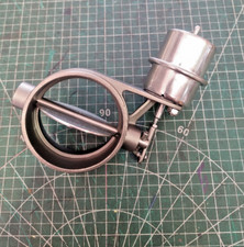 Attuatore di scarico universale 3" inox 304 valvola a farfalla aperta tagliata