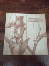 Hans R. Purschke - Marionette e burattini in Germania. 1957
