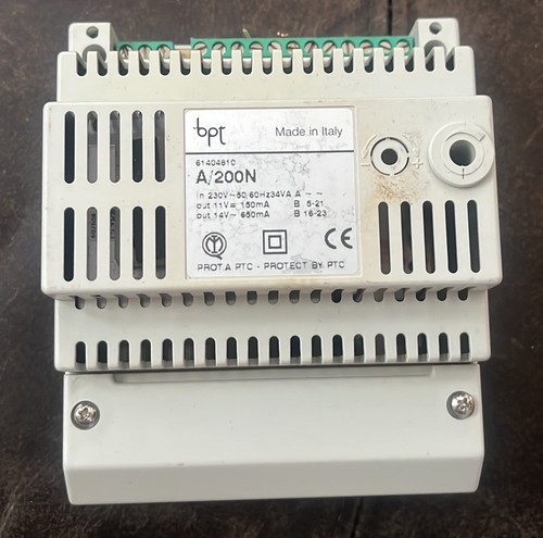 Alimentatore bpt 200n - bpt, a/200n