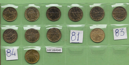 Lotto monete lire 20 - 11,