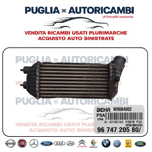 Radiatore intercooler citroen - radiatore,