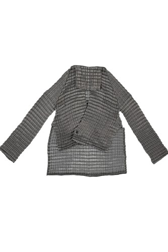 Blazer issey miyake argento - blazer,