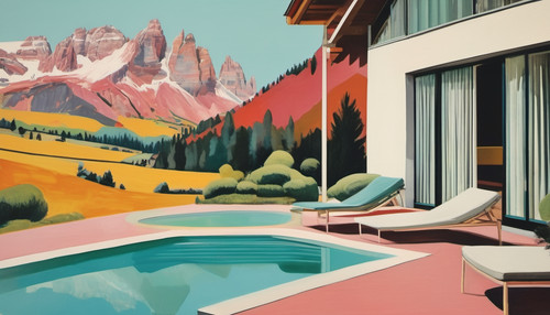 Architettura dolomiti montagne - architettura,