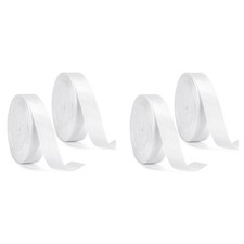 4PCS Nastro Bianco,15MMx22M Nastri per Artigianato Confezione Regalo,Palloncini,1142