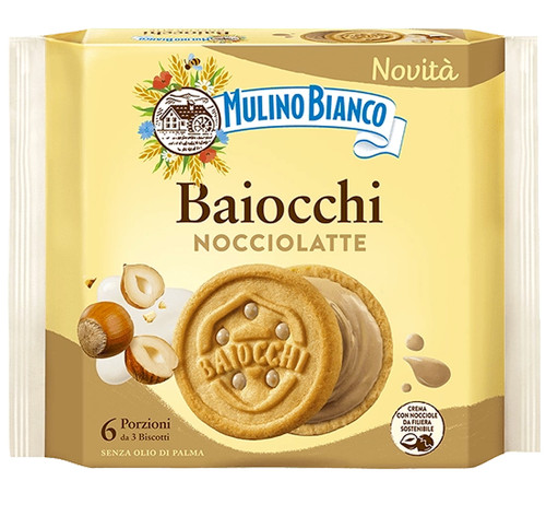 Baiocchi nocciolatte biscotti - baiocchi,