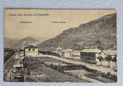 Postcard verbania station - postcard,