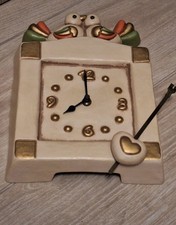 orologio a pendolo con uccellini country thun