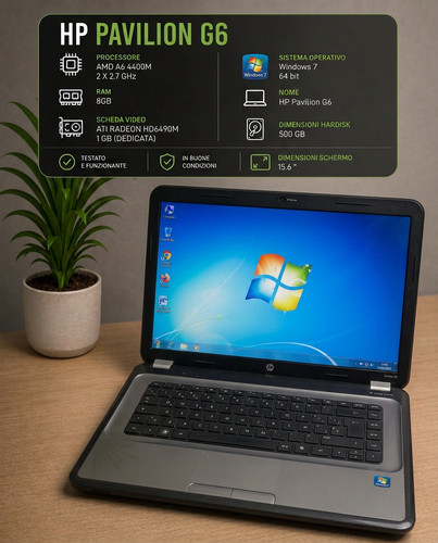 Notebook g6 windows - notebook, hp