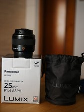 PANASONIC LEICA DG SUMMILUX H-X025 F1. 4 25mm ASPH.  - USATO (NO PARASOLE) 