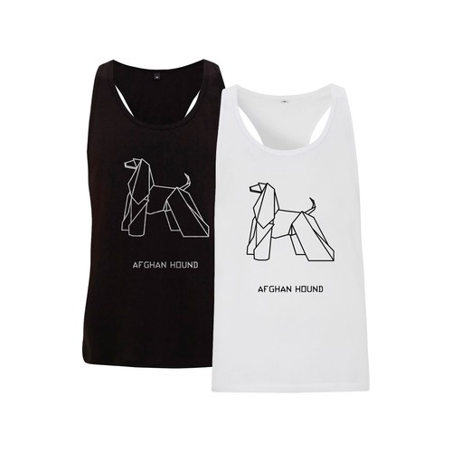 Mens origami dog - origami, afghan