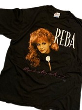 Reba McEntyre Read My Mind” - Black Shirt - Winterland/ Hanes - T Shirt Vintage