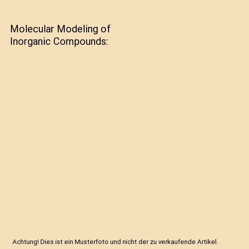 Molecular modeling - molecular,
