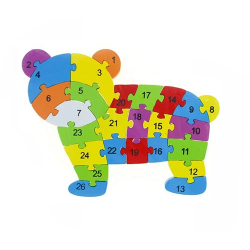 Puzzle legno gioco - in,