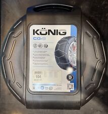 KÖNIG CG-9 104 - Catene da Neve Auto Slim gruppo 104