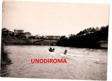 1958 ROMA SPARITA ESIBIZIONE DI SCI D'ACQUA SUL TEVERE FOTO ORIGINALE 7,3 x 10,3