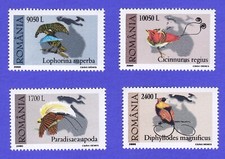 SET FRANCOBOLLI UCCELLINI DEL