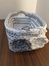Cestino di fettucce a