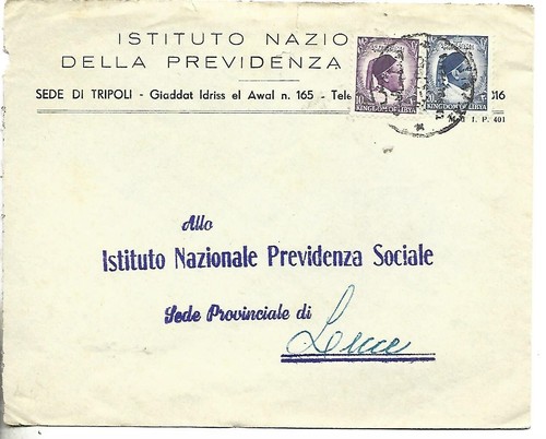 Regno della libia busta - busta,