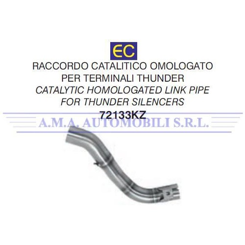 Raccordo catalitico omologato