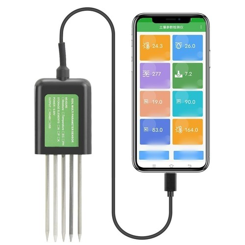 Tester suolo usb 1 per - tester, 7-in-1