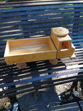 Camioncino Legno Anni Sessanta Ribaltabile Artigianale