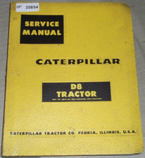 CAT CATERPILLAR D8 D8H TRATTORE DOZER OFFICINA ASSISTENZA RIPARAZIONE MANUALE LIBRETTO 35A 36A 46A