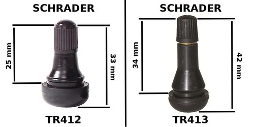 Tubeless schrader valvola con - schrader,