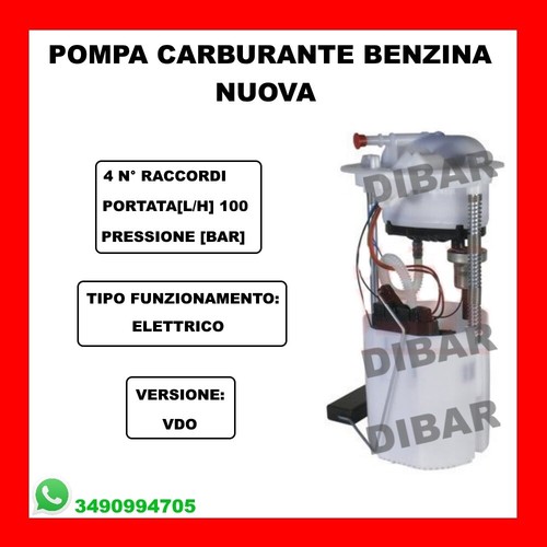Pompa carburante fiat panda - pompa,
