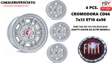 Cerchi in lega 13 per Fiat 7x13 4x98 Cromodora CD66 Abarth 124 125 127 128 x1/9