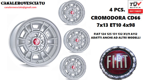 Cerchi lega fiat 124 125 - 4, in