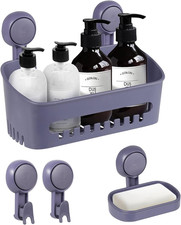 Portaoggetti Bagno Con Ventosa