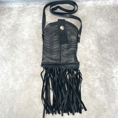 Stivali western vintage pelle