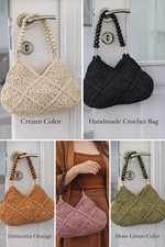 Borsa all'uncinetto con