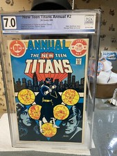  New Teen Titans Annual #2 PGX 7.0.. 1° APP di Adrian Chase (Vigilante 2)..
