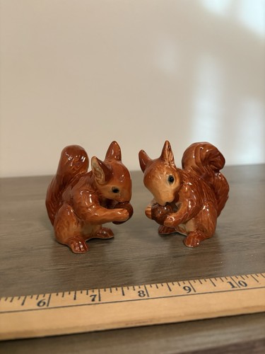 Statuine scoiattoli ceramica