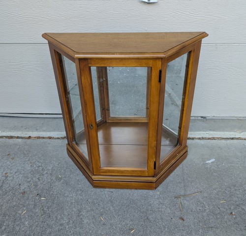 Vetrina curio vintage rustica - vetrina,
