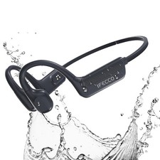 IFECCO Cuffie Impermeabili per Nuoto Cuffie a Conduzione Ossea Bluetoot...