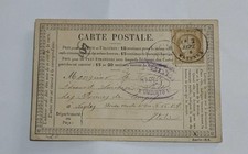 STORIA POSTALE FRANCIA FINE 1800 SPEDITA ITALIA