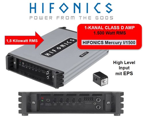Hifonics mercury 1500 - hifonics, 1/1500