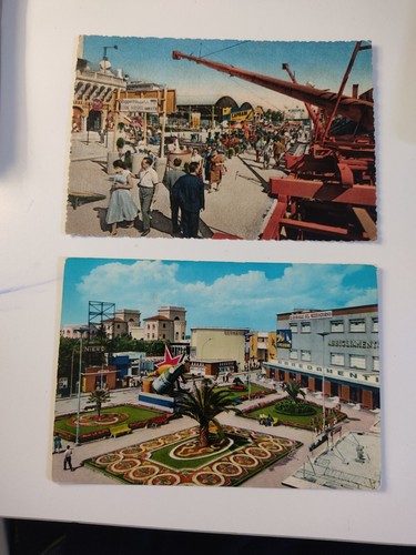 Coppia cartoline bari fiera - coppia,