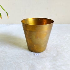 Tazza Decorativa In Ottone Per Acqua Succo Latte Anni '40 Cucina Fatta In Italia