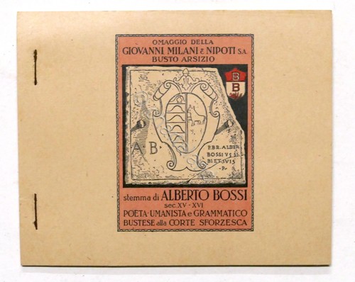 Libretto chiudilettera stemma - libretto,
