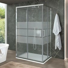 Box doccia 3 lati 90x150x90 cm