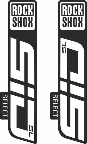 Adesivi forcella rock shox sid - adesivi,