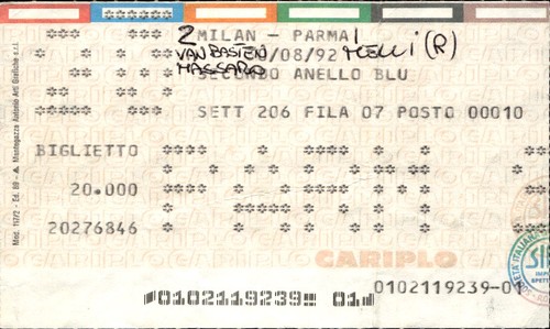 Biglietto stadio milan parma - stadio,
