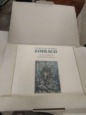 Floriano Bodini ZODIACO dodici litografie con scritto Antonio Garzya Ed.D'Auria