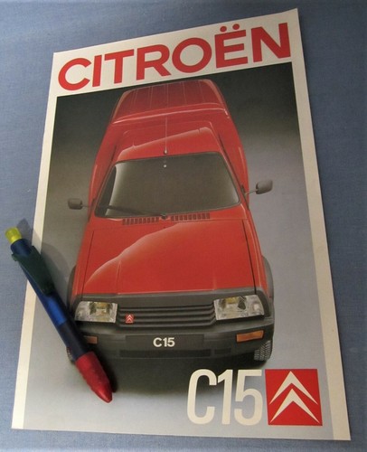 Citroen prospetto 1989 - c, 15