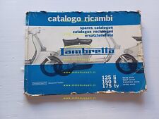 Innocenti Lambretta 125 150 LI 175 TV 3a serie 1962 catalogo ricambi originale
