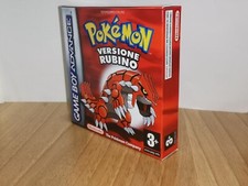 Solo Box Art Pokemon Rubino Game Boy Advance ita Gameboy Custodia Pokemon